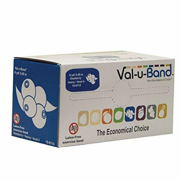 Val-U-Band 6 Yard Level 4 by 7 Latex Free Band, Blueberry Val-u-Band-10-6114